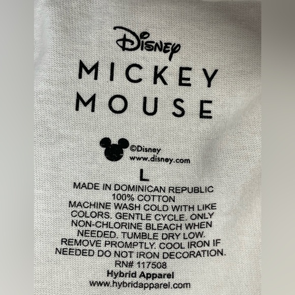 Disney Mickey Mouse Airbrushed Graphic T-Shirt Large NWT - Picture 5 of 6